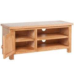 241679 vidaXL TV Cabinet 103 x 36 x 46 cm Solid Oak Wood 4