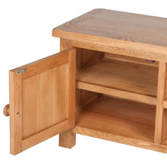 241679 vidaXL TV Cabinet 103 x 36 x 46 cm Solid Oak Wood 3