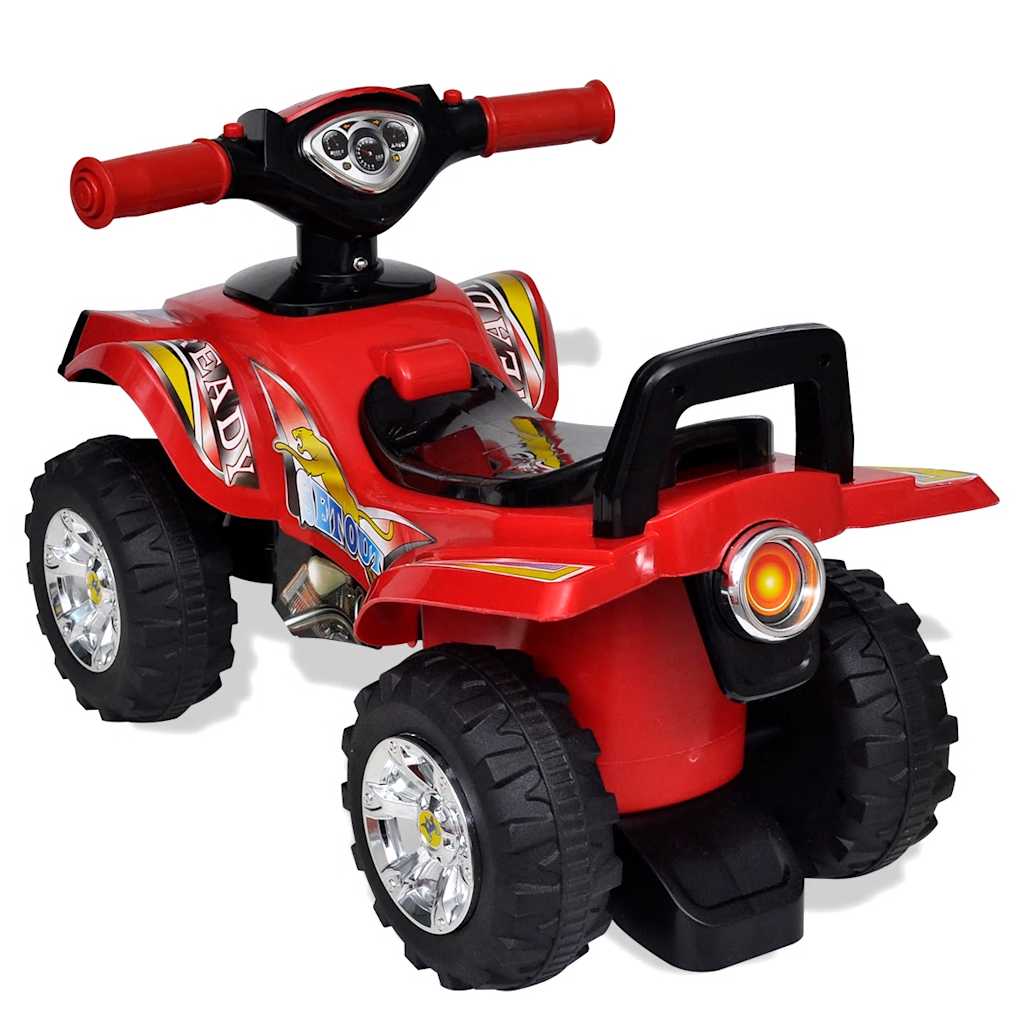 Red Children's Ride-on Quad with Sound and Light 2