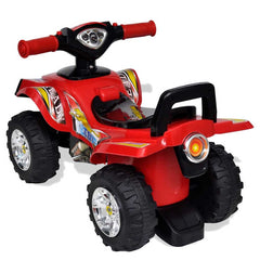Red Children's Ride-on Quad with Sound and Light 2