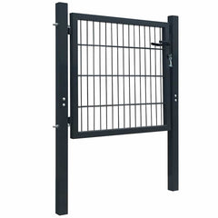 2D Fence Gate (Single) Grey 100 x 80 cm