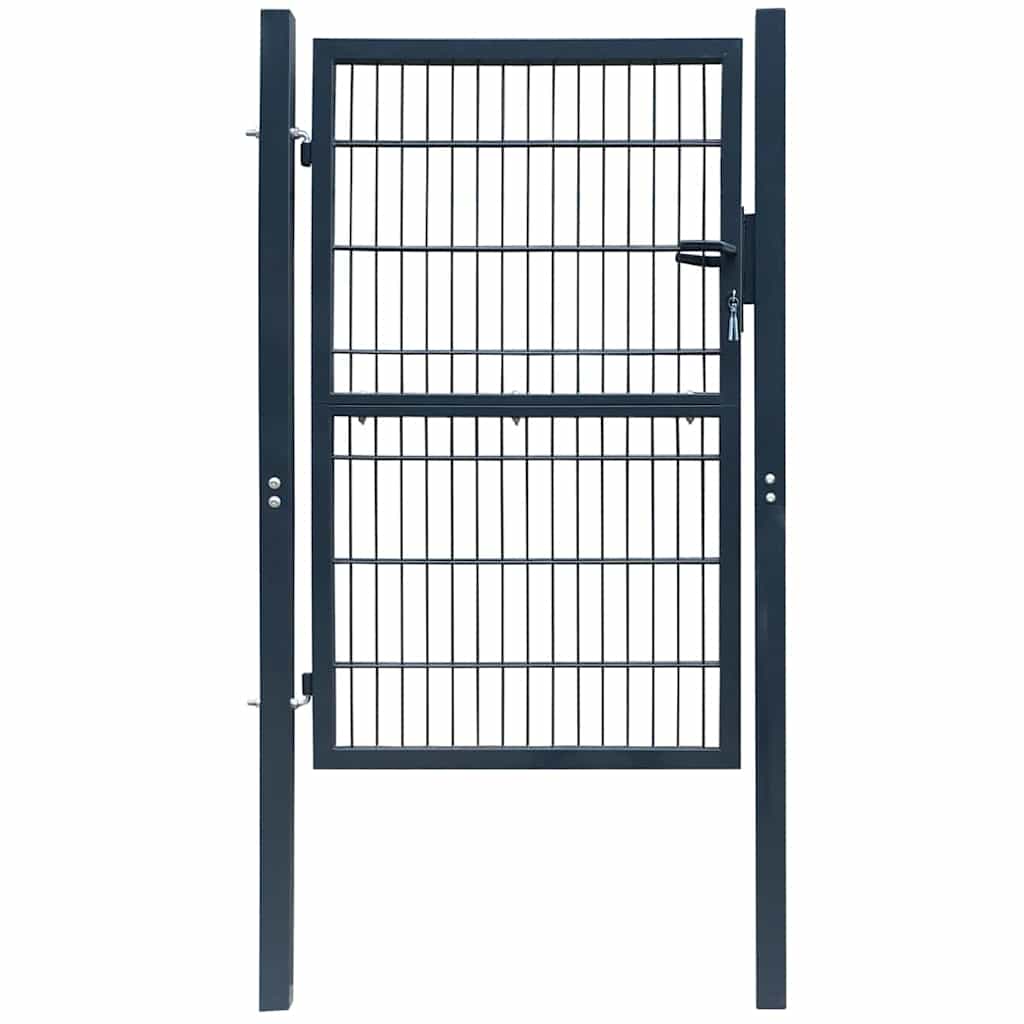 2D Fence Gate (Single) Grey 100 x 180 cm