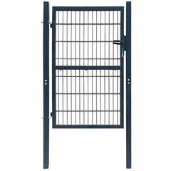 2D Fence Gate (Single) Grey 100 x 180 cm
