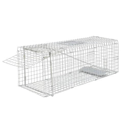 vidaXL Galvanised Live Trap 80 cm 1
