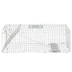 vidaXL Galvanised Live Trap 80 cm 3