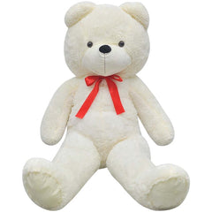 vidaXL XXL Soft Plush Teddy Bear Toy White 135 cm 2