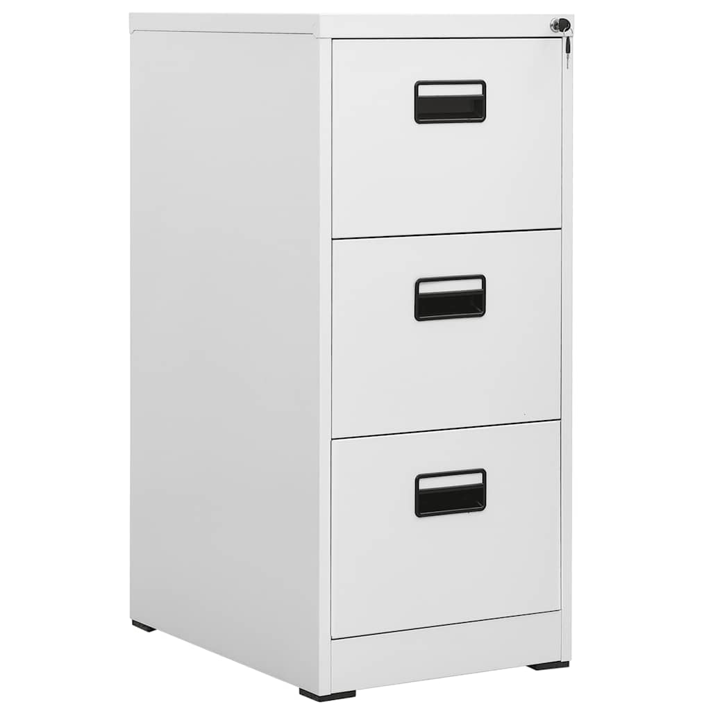 vidaXL Filing Cabinet Light Grey 46x62x102,5 cm Steel 1
