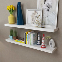 vidaXL Wall Shelves White