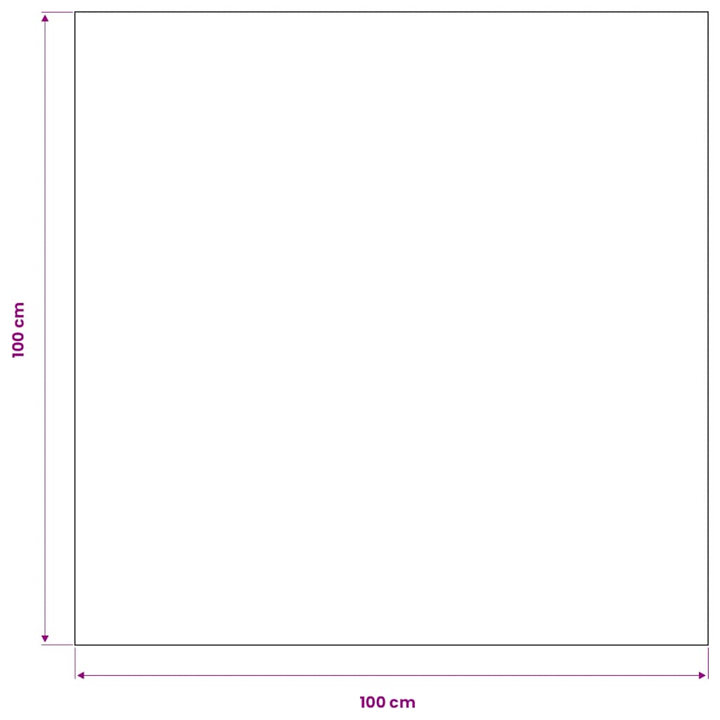 vidaXL 5 Tablecloths White 100 x 100 cm 4