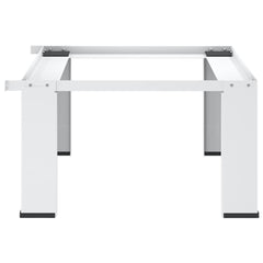 vidaXL Washing machine pedestals White Steel 4