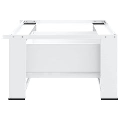 vidaXL Washing machine pedestals White Steel 3