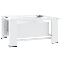 vidaXL Washing machine pedestals White Steel 5