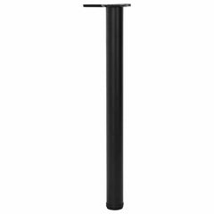 vidaXL 4 Height Adjustable Table Legs Black 710 mm 2