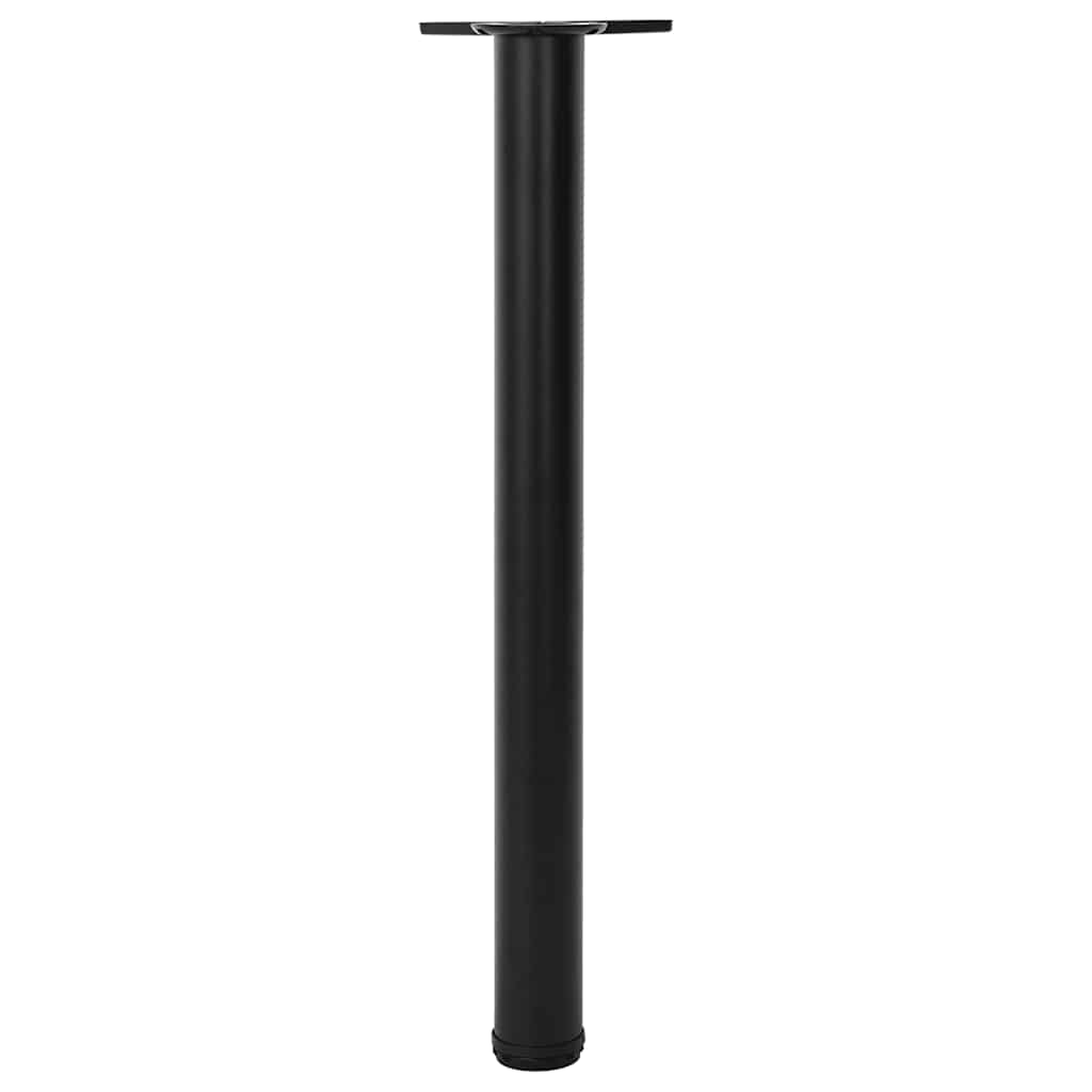 vidaXL 4 Height Adjustable Table Legs Black 710 mm 3