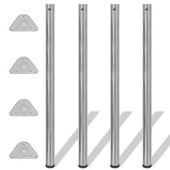 vidaXL 4 Height Adjustable Table Legs