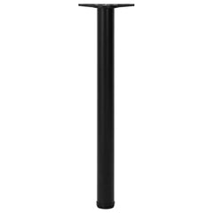 vidaXL 4 Height Adjustable Table Legs Black 710 mm 3