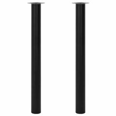 vidaXL Table Leg | Set of 2 | Black | Iron | Telescopic tech 1