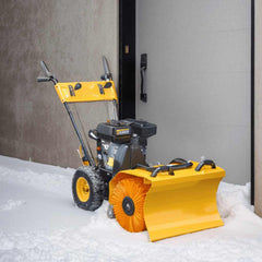 141978 Multifunctional Petrol-powered Snow Plough/Sweeper Set 6,5HP 1