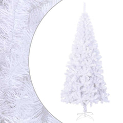vidaXL Artificial Christmas Tree with Steel Stand 210 cm 910 Branches 1