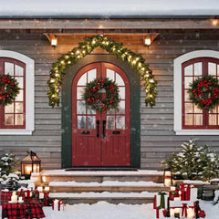 242424 Christmas Garland with LED Lights 10 m 1