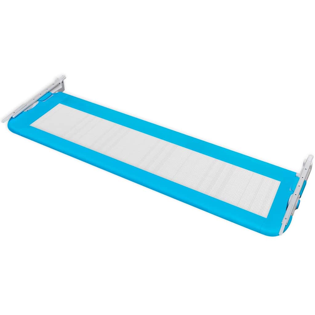 vidaXL Toddler Safety Bed Rail 150 x 42 cm Blue 4