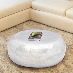 Coffee Table Ø55x28 Aluminium Silver