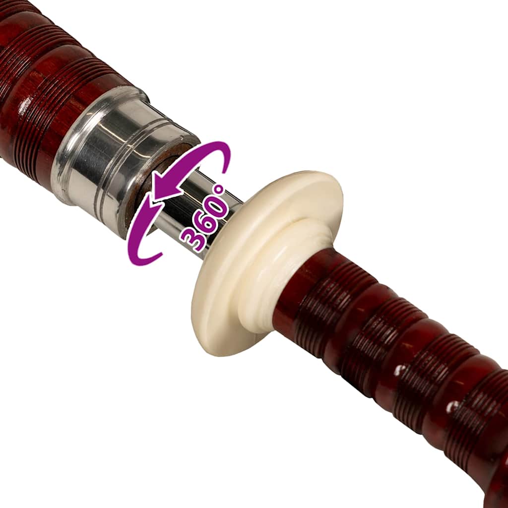 Scottish Great Highland Bagpipe Green Black Watch Tartan 4