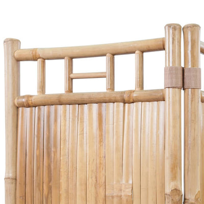 4-Panel Bamboo Room Divider