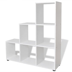 vidaXL Display Shelf | White | Melamine faced Engineered wood | Medium 2