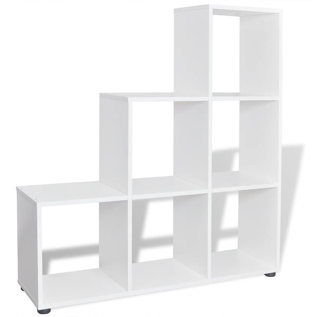 vidaXL Display Shelf | White | Melamine faced Engineered wood | Medium 4
