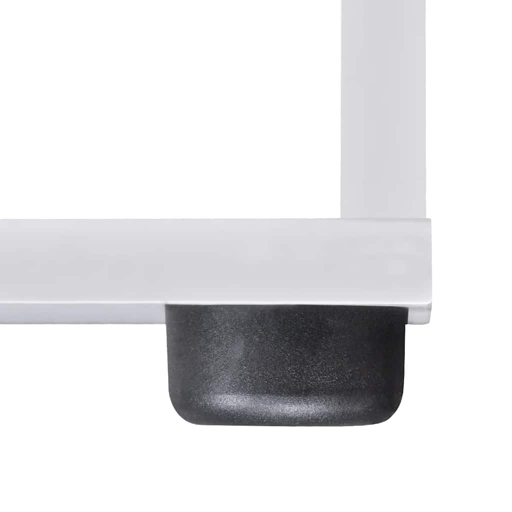 vidaXL Display Shelf | White | Melamine faced Engineered wood | Medium 6