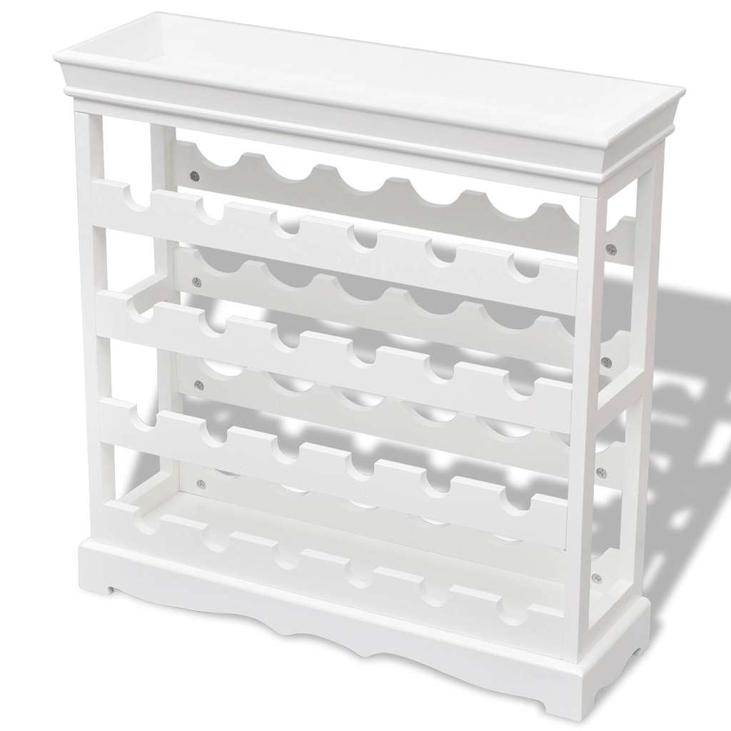 vidaXL Wine Cabinet Abreu White 2