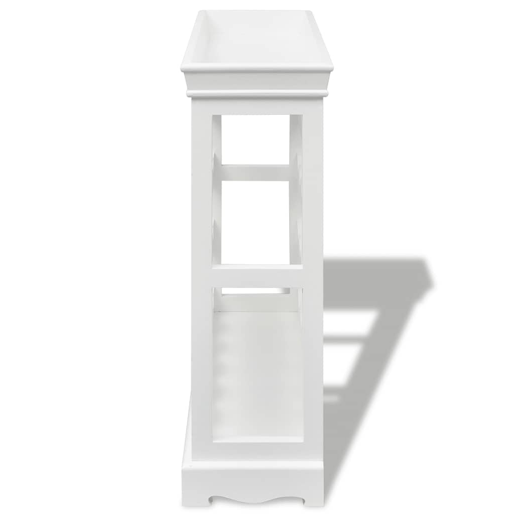 vidaXL Wine Cabinet Abreu White 5