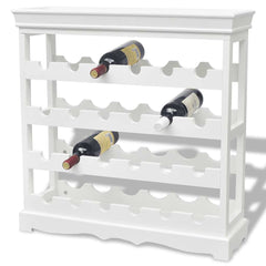 vidaXL Wine Cabinet Abreu White 6