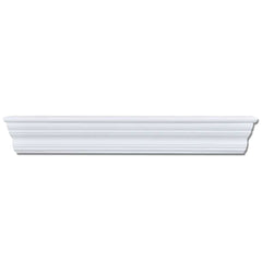 vidaXL Wall Shelf | White | MDF | Small | Decorative Inlays | Wall Shelf 4