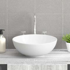 vidaXL Wash Basin White 28x28x10 cm Ceramic 3