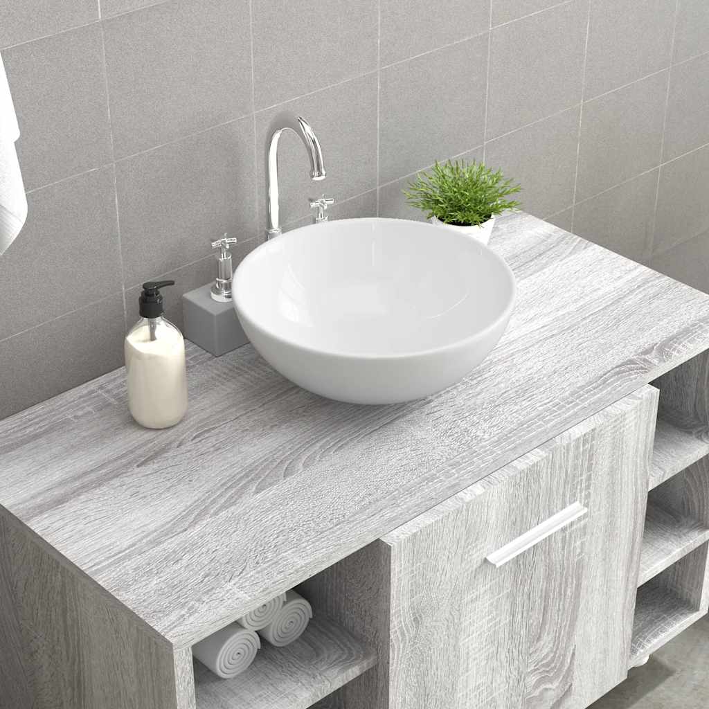 vidaXL Wash Basin White 28x28x10 cm Ceramic 1