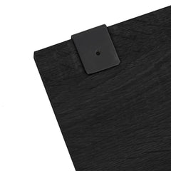 vidaXL 7 Piece Bathroom Furniture Set Black Engineered Wood 4