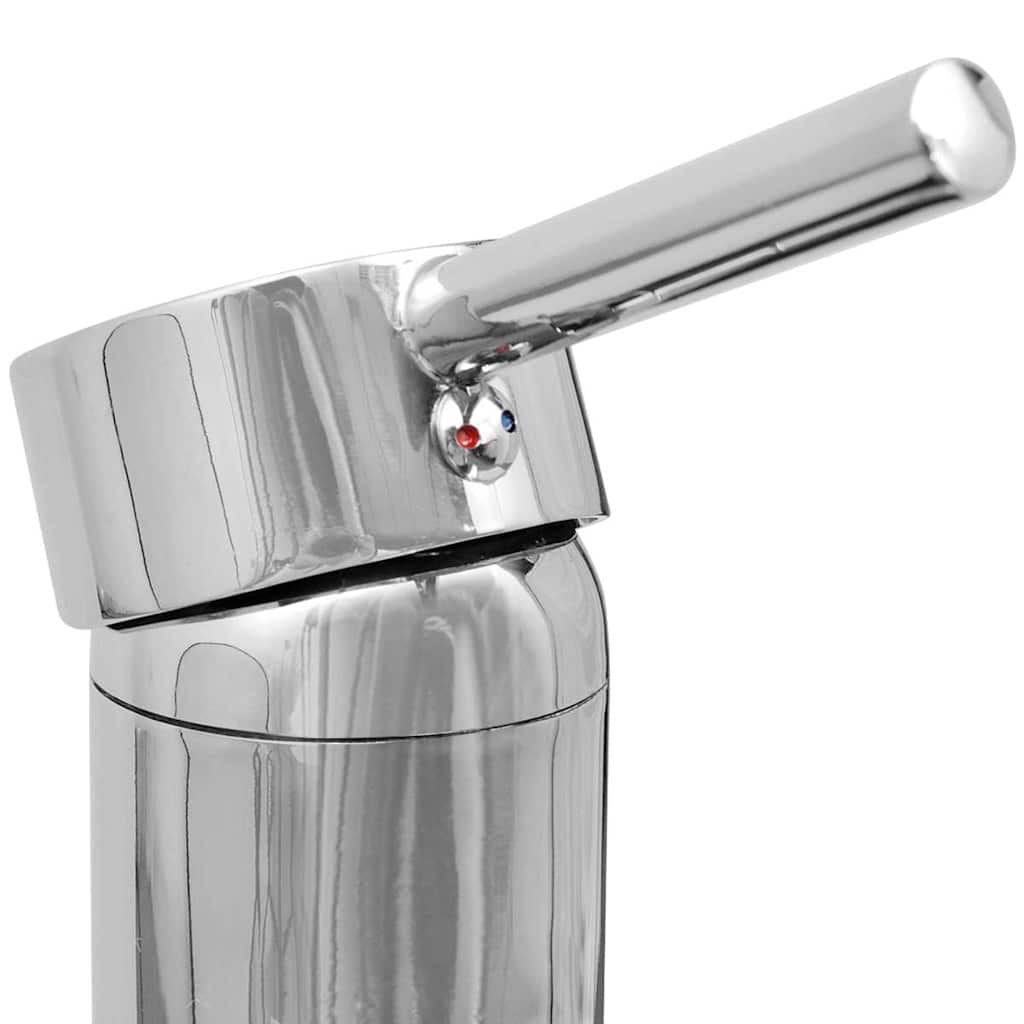 vidaXL Bathroom Mixer Tap Brass 3