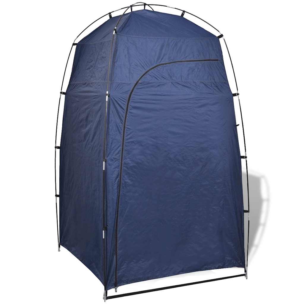 vidaXL Shower/WC/Changing Tent Blue 3