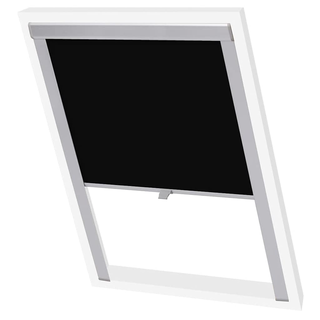 vidaXL Blackout Roller Blinds Black S08/608 GGL and GGU 1