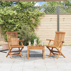 Folding Chairs Solid Teak Wood 2
