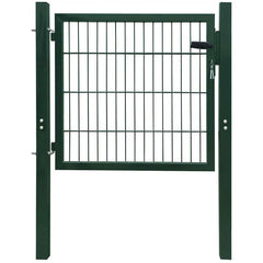 Fence Gate Steel Green