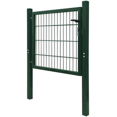 Fence Gate Steel Green