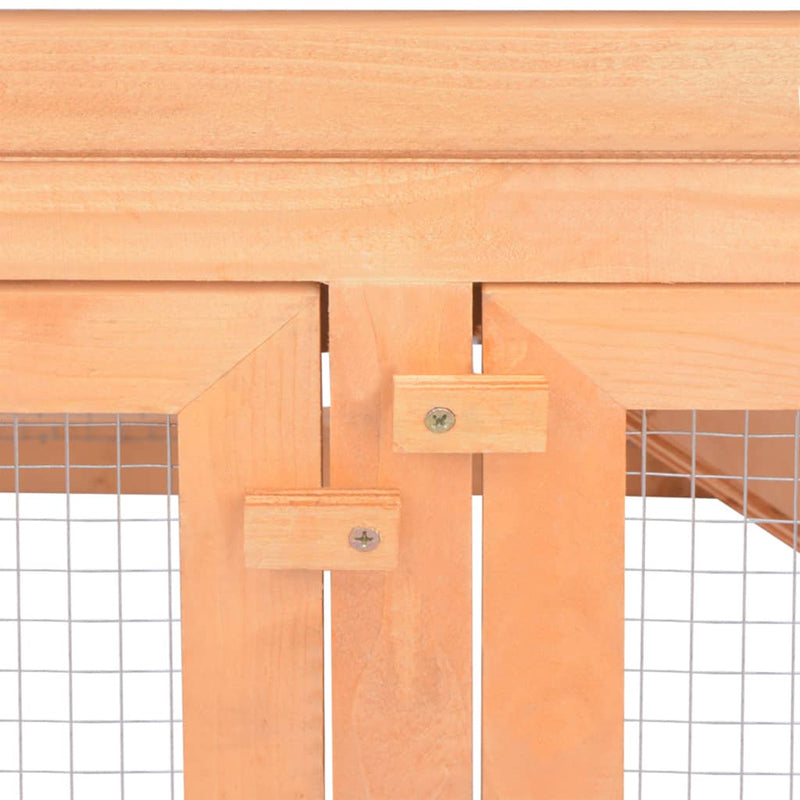 Animal Rabbit Cage Outdoor Run Wood