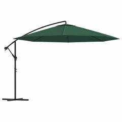 vidaXL Cantilever Garden Parasol 3.5 m Green 2