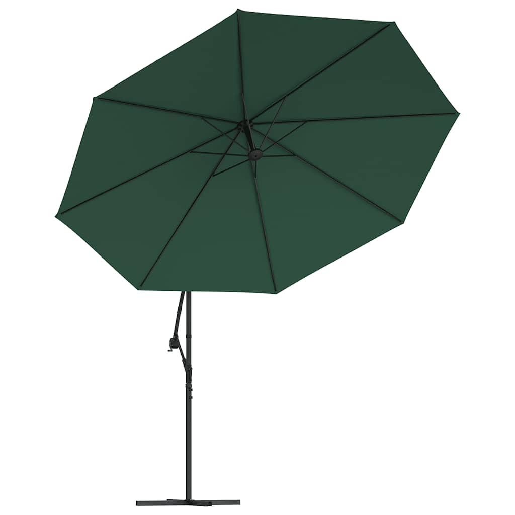 vidaXL Cantilever Garden Parasol 3.5 m Green 4