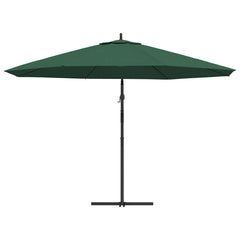 vidaXL Cantilever Garden Parasol 3.5 m Green 5