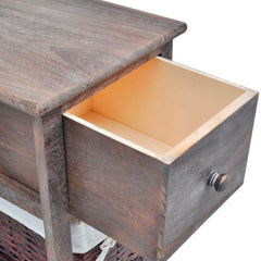 vidaXL Bedside Cabinets 2 pcs Wood Brown 5