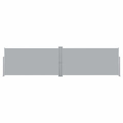vidaXL Retractable Side Awning 160x600 cm Grey 2